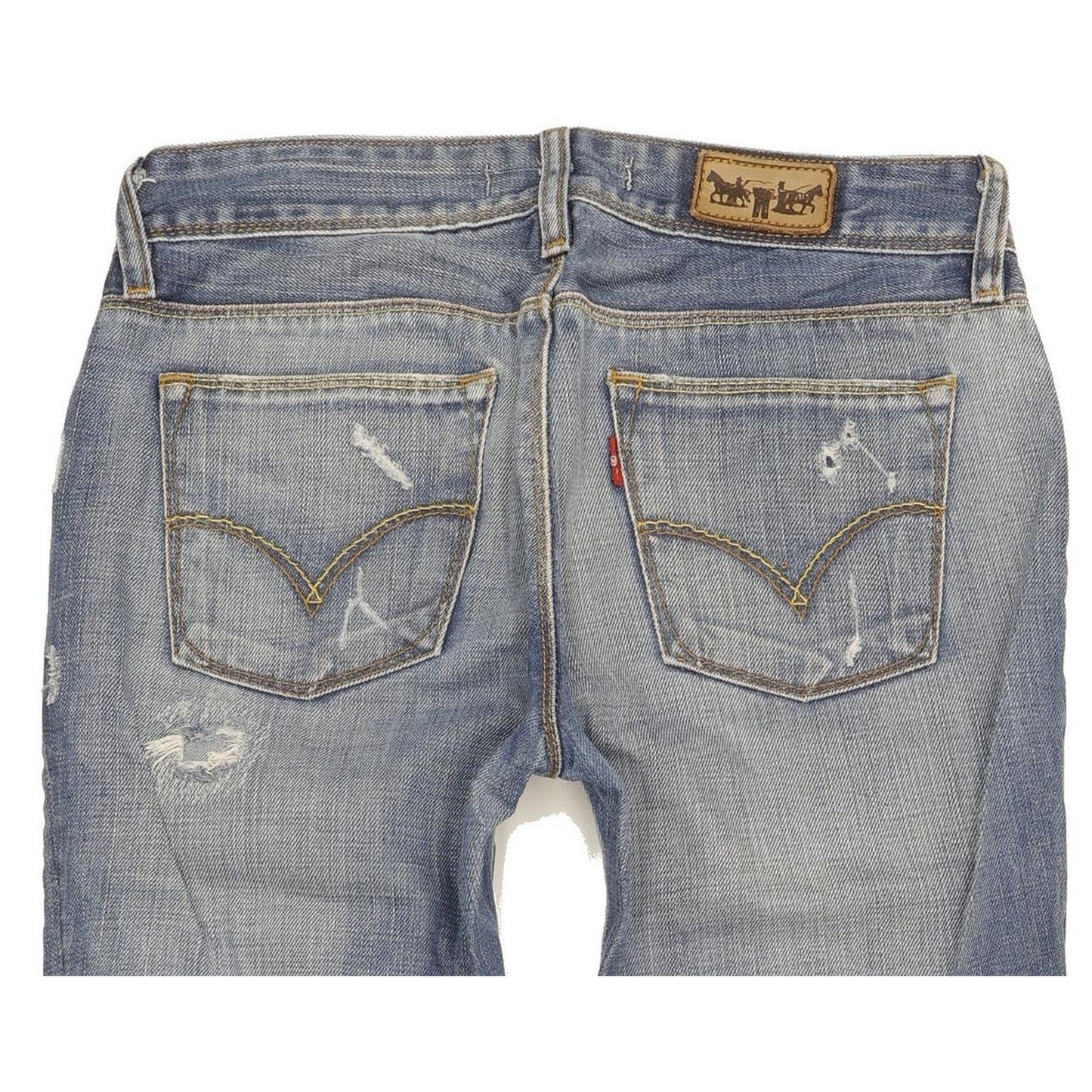 Levi's 572 Men Blue Straight Slim Jeans W28 L28