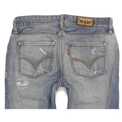 Levi's 572 Men Blue Straight Slim Jeans W28 L28