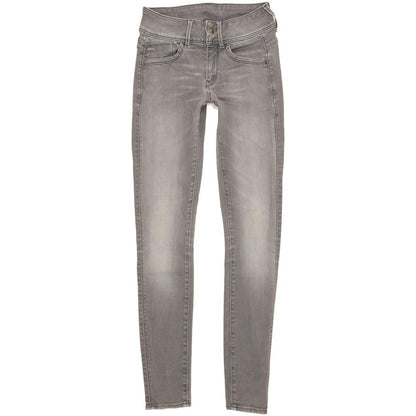 G-Star Lynn Women Grey Skinny Slim Stretch Jeans W27 L31