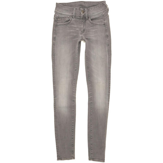 G-Star Lynn Women Grey Skinny Slim Stretch Jeans W27 L31