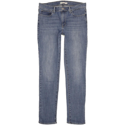 Levi's Slimming Women Blue Straight Slim Stretch Jeans W32 L33