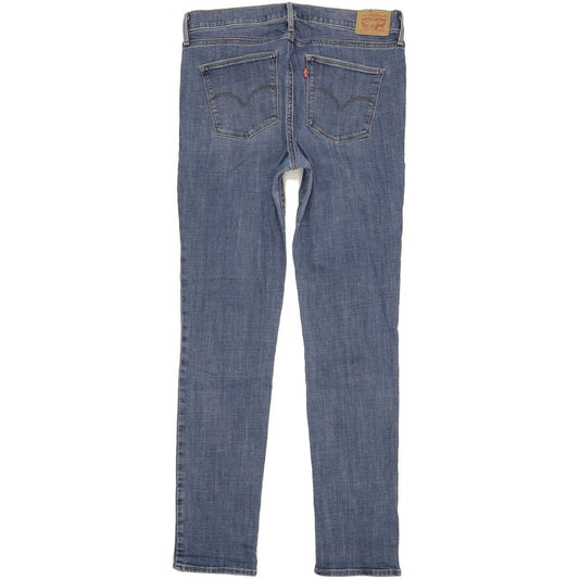 Levi's Slimming Women Blue Straight Slim Stretch Jeans W32 L33
