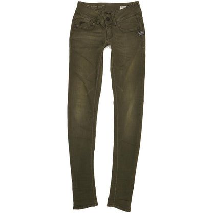 G-Star Lynn Women Green Skinny Slim Stretch Jeans W25 L34