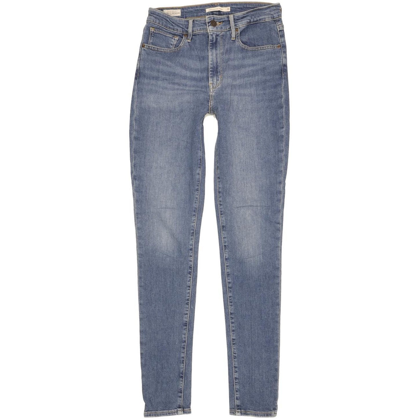 Levi's 721 Blue Skinny Slim Stretch Jeans High Waisted W29 L32
