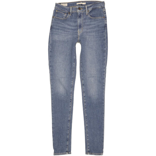 Levi's 721 Blue Skinny Slim Stretch Jeans High Waisted W29 L32