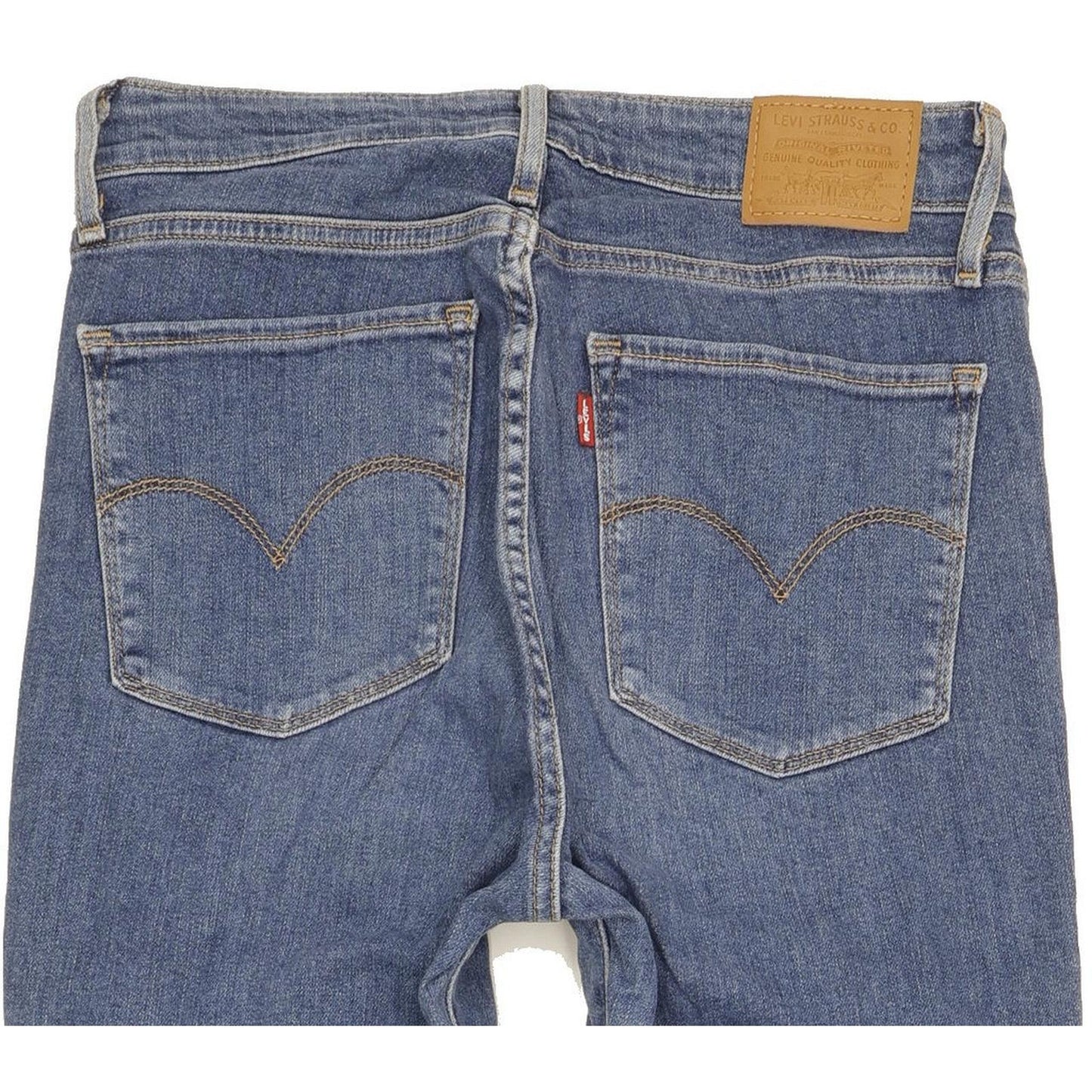 Levi's 721 Blue Skinny Slim Stretch Jeans High Waisted W29 L32