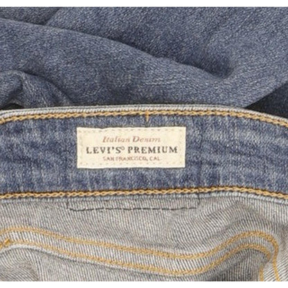 Levi's 721 Blue Skinny Slim Stretch Jeans High Waisted W29 L32