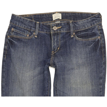 Levi's Demi Curve Women Blue Straight Slim Stretch Jeans W26 L31
