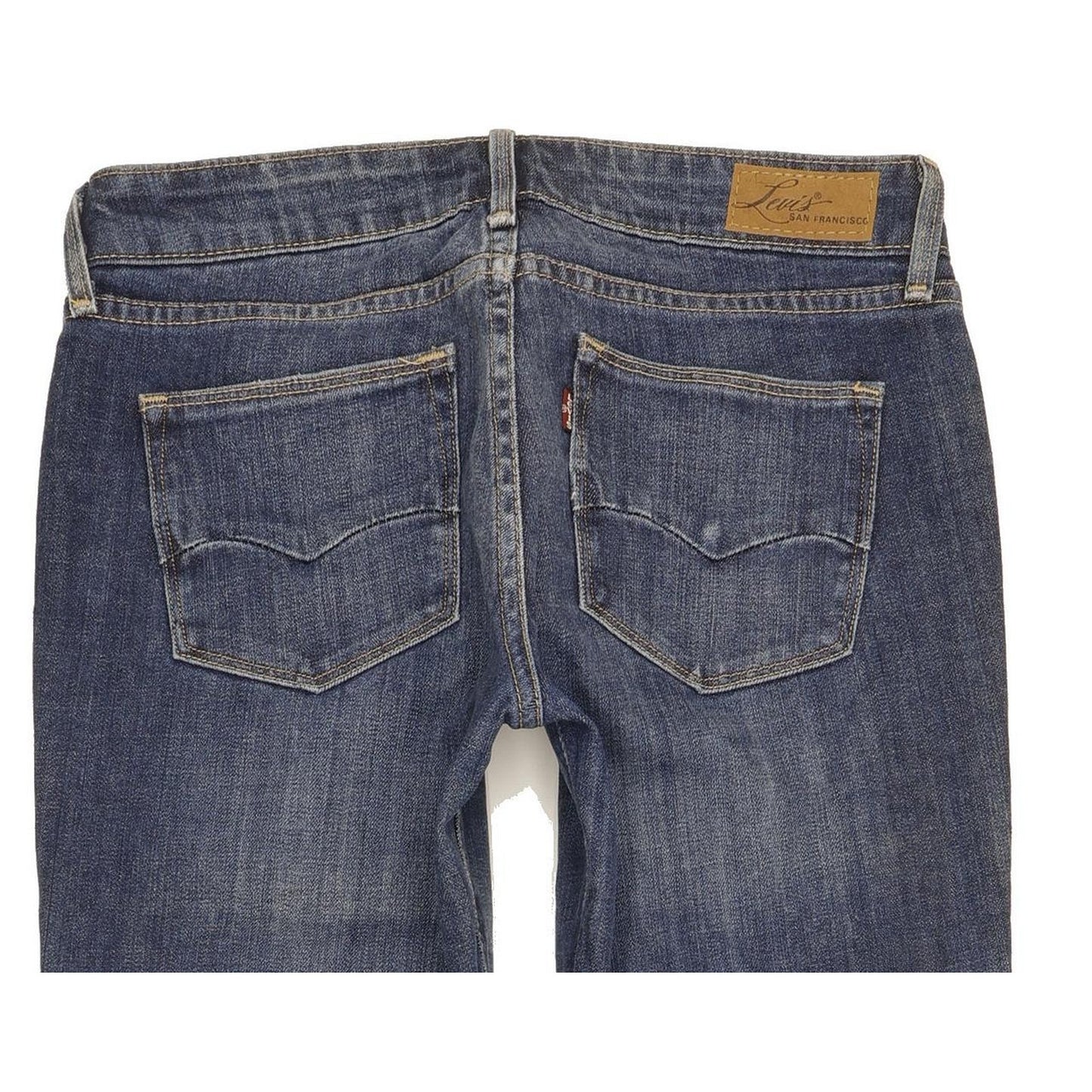 Levi's Demi Curve Women Blue Straight Slim Stretch Jeans W26 L31