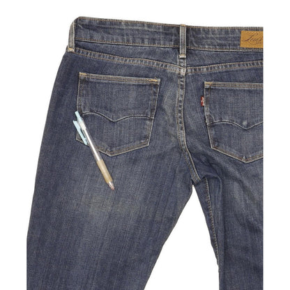 Levi's Demi Curve Women Blue Straight Slim Stretch Jeans W26 L31