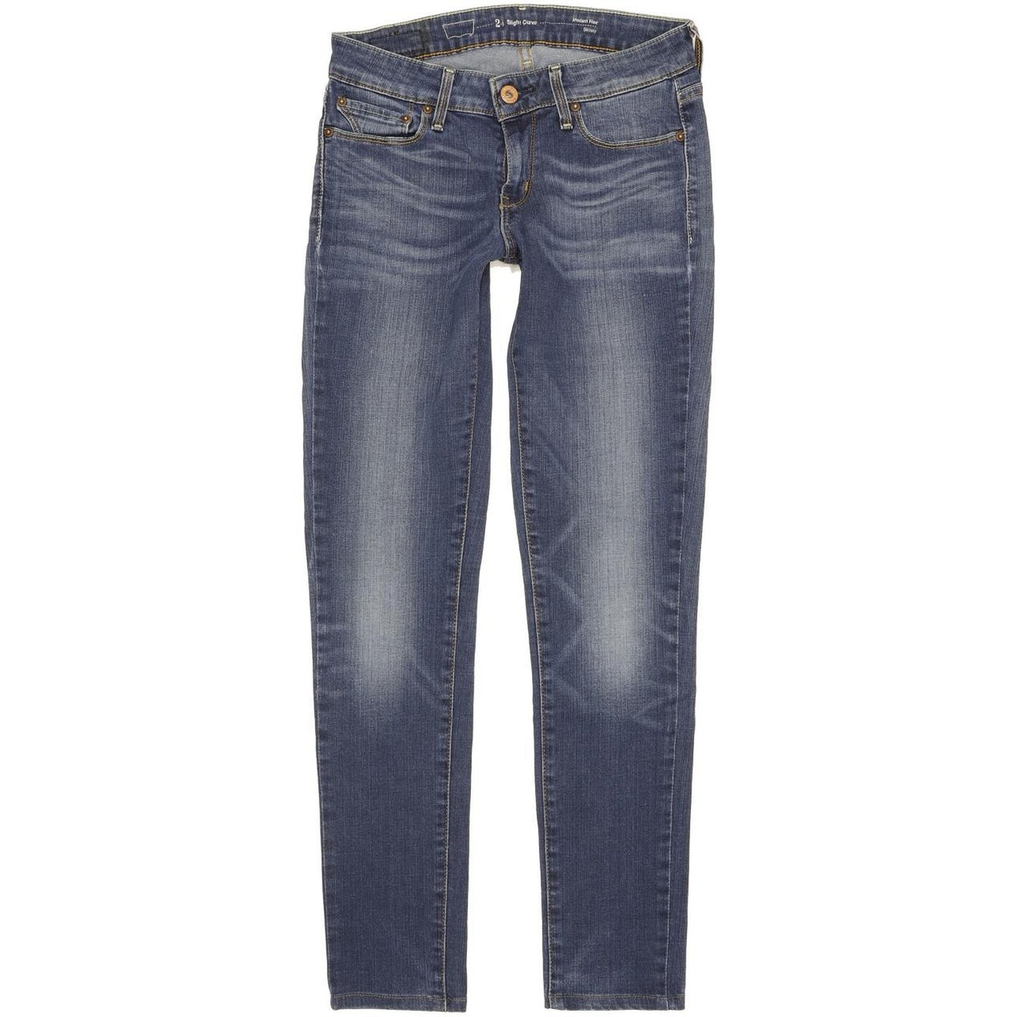Levi's Slight Curve Women Blue Skinny Slim Stretch Jeans W24 L28