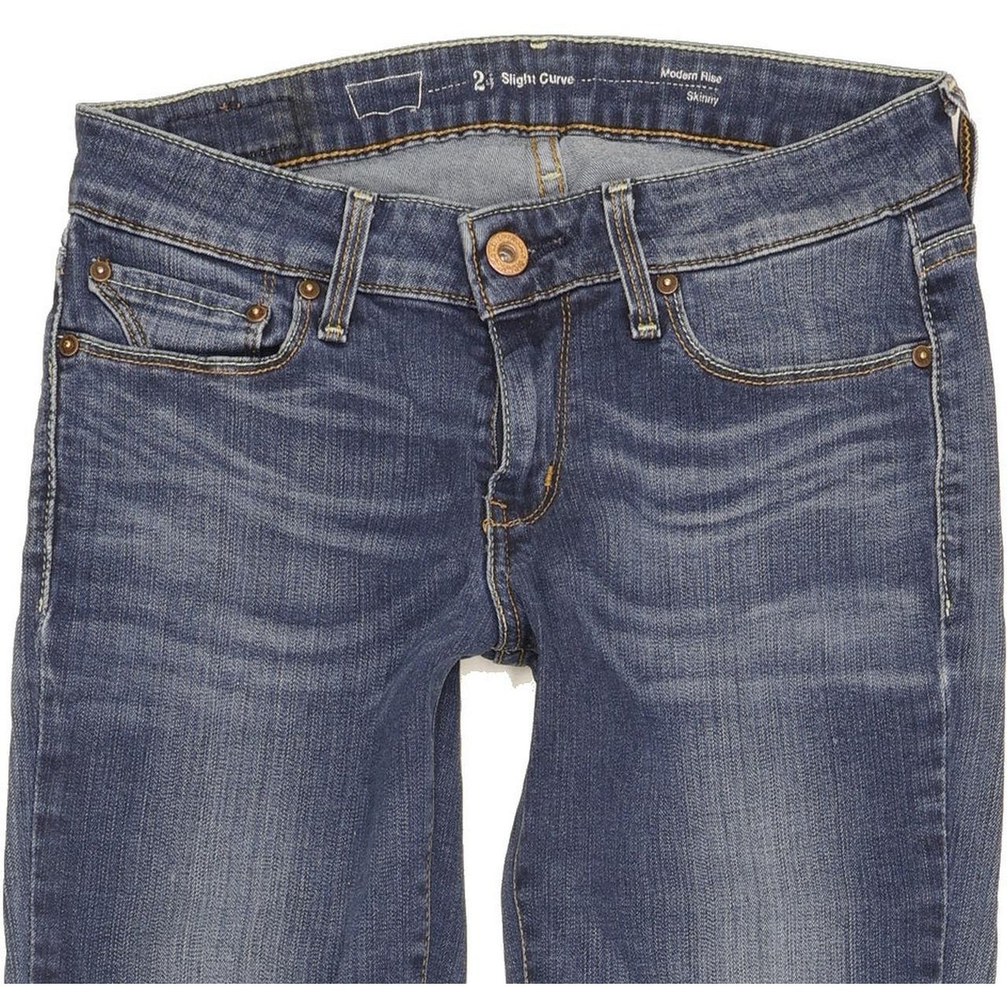 Levi's Slight Curve Women Blue Skinny Slim Stretch Jeans W24 L28
