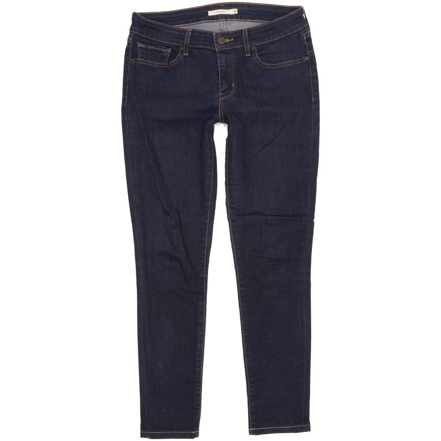 Levi's 711 Women Blue Skinny Slim Stretch Jeans W28 L28