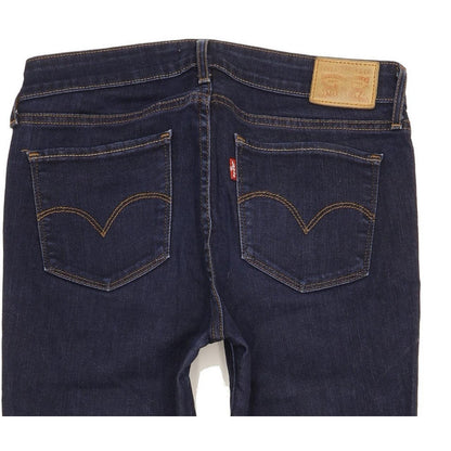 Levi's 711 Women Blue Skinny Slim Stretch Jeans W28 L28