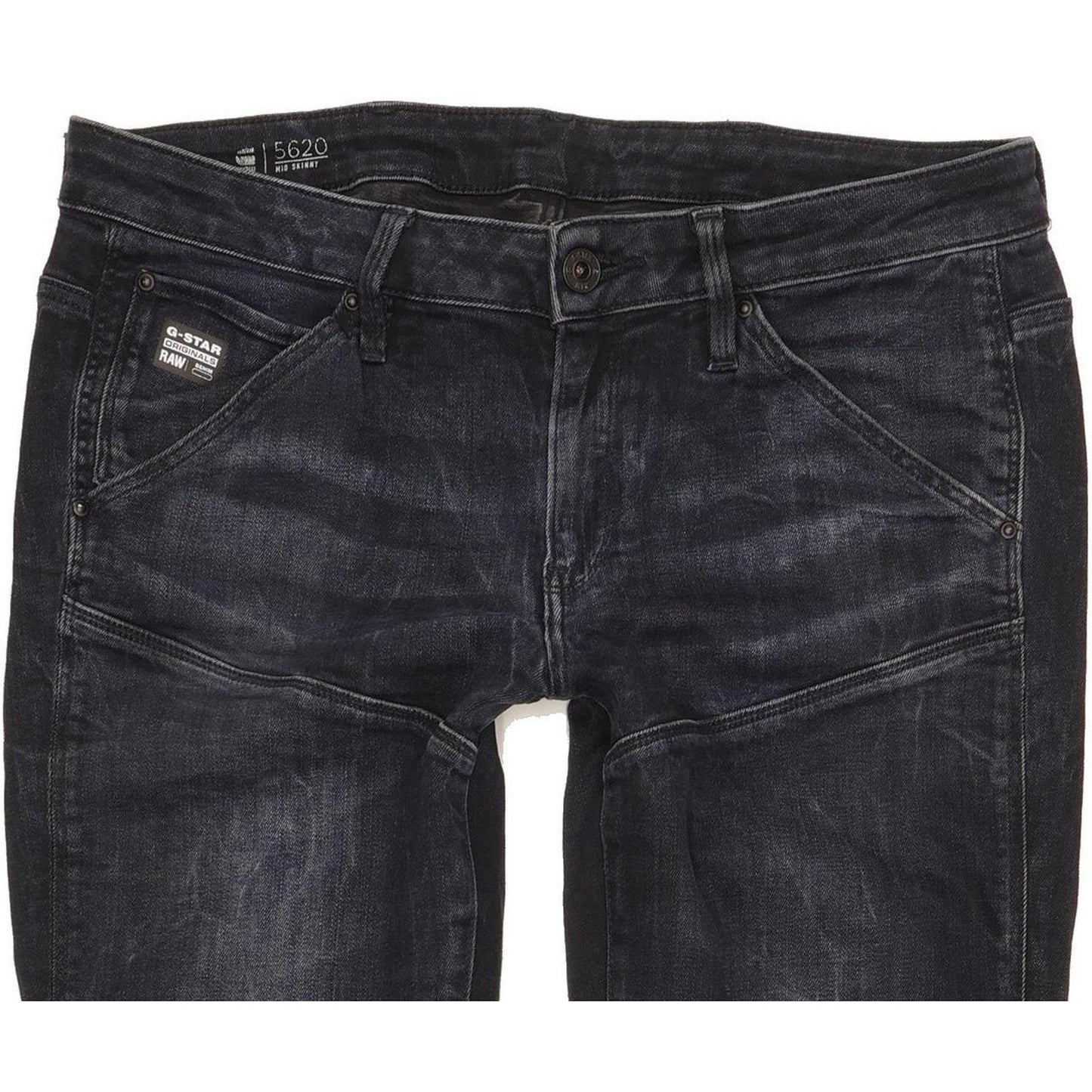 G-Star 5620 Women Navy Skinny Slim Stretch Jeans W29 L31