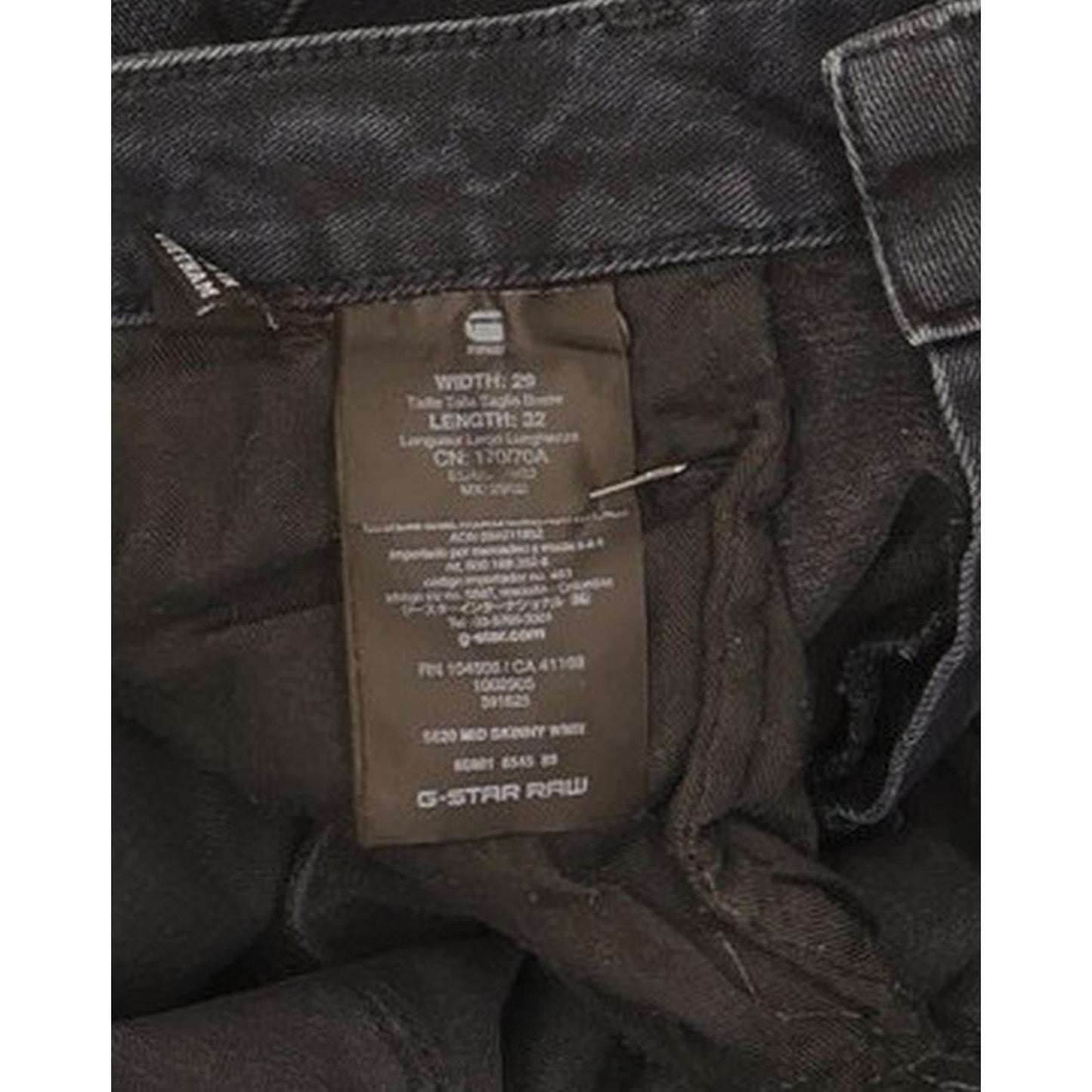 G-Star 5620 Women Navy Skinny Slim Stretch Jeans W29 L31