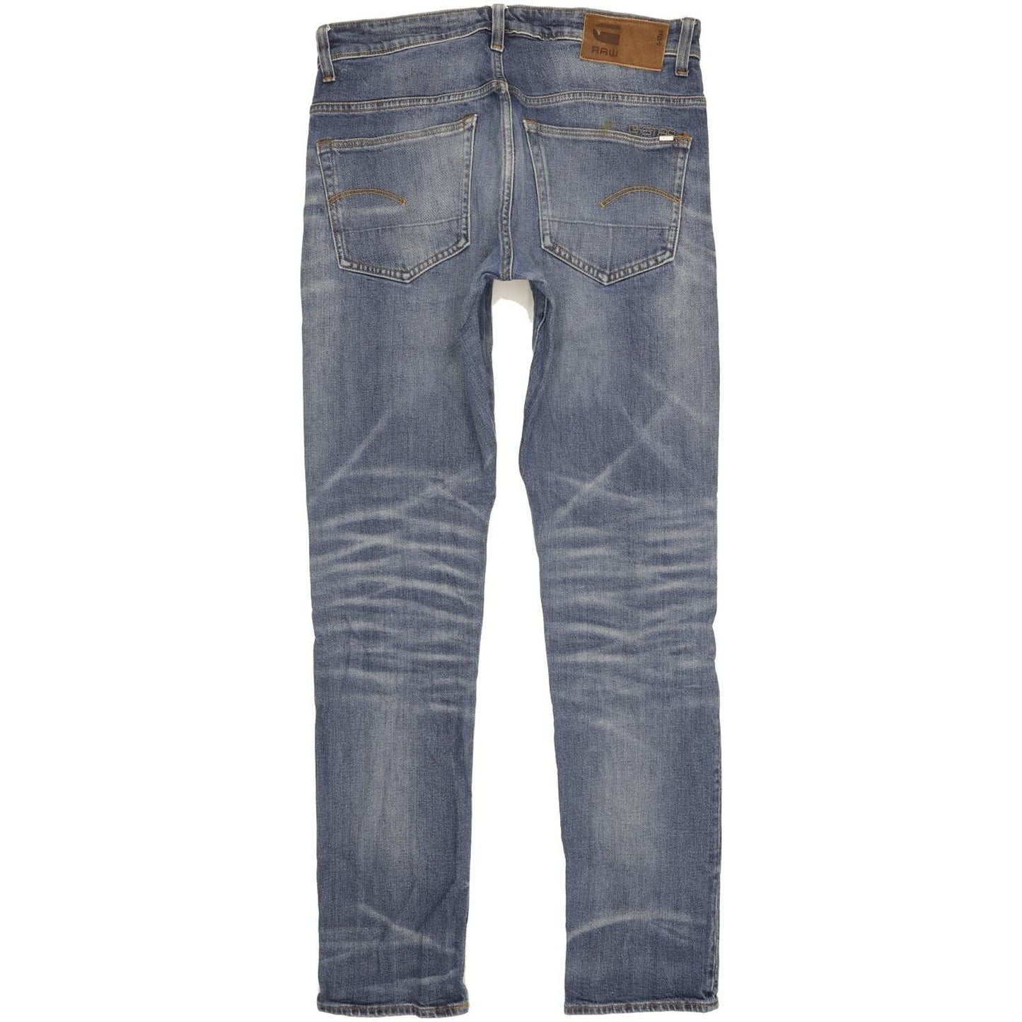 G-Star 3301 Men Blue Tapered Regular Stretch Jeans W31 L34