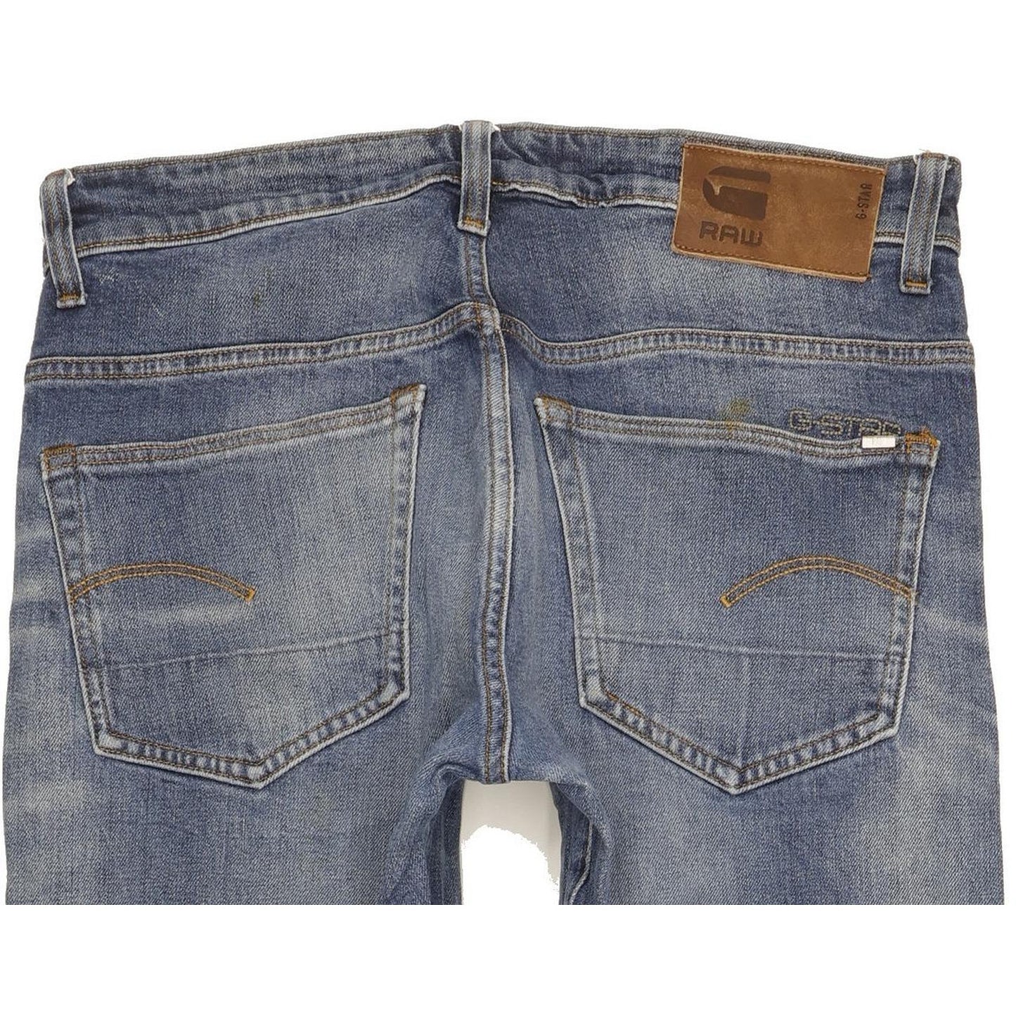 G-Star 3301 Men Blue Tapered Regular Stretch Jeans W31 L34