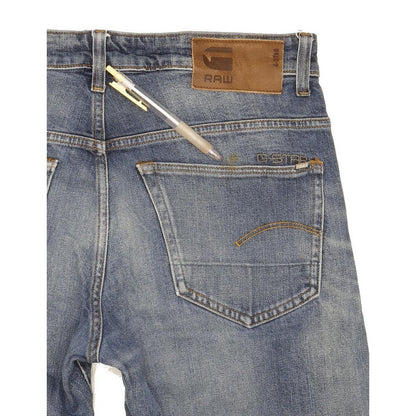 G-Star 3301 Men Blue Tapered Regular Stretch Jeans W31 L34