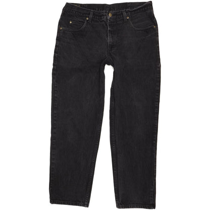 Lee Kansas Men Black Straight Regular Jeans W38 L30