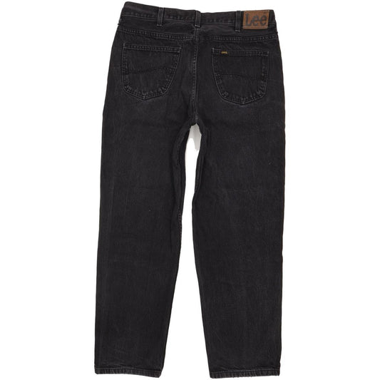 Lee Kansas Men Black Straight Regular Jeans W38 L30