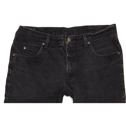 Lee Kansas Men Black Straight Regular Jeans W38 L30
