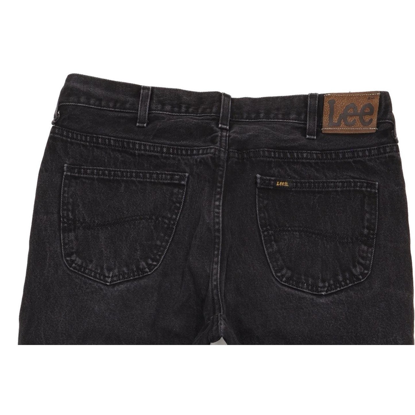 Lee Kansas Men Black Straight Regular Jeans W38 L30