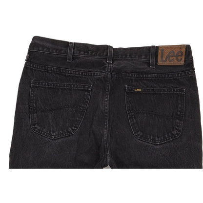 Lee Kansas Men Black Straight Regular Jeans W38 L30