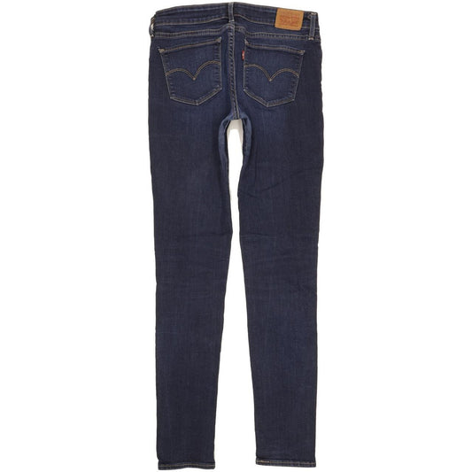 Levi's 711 Women Blue Skinny Slim Stretch Jeans W28 L32