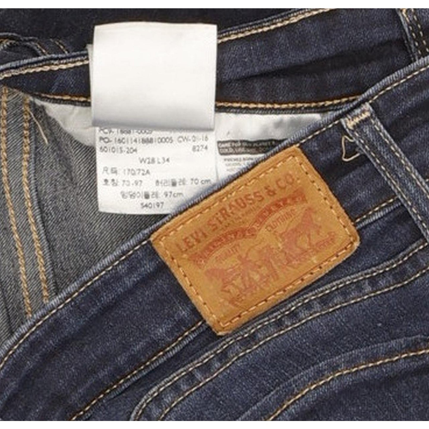 Levi's 711 Women Blue Skinny Slim Stretch Jeans W28 L32