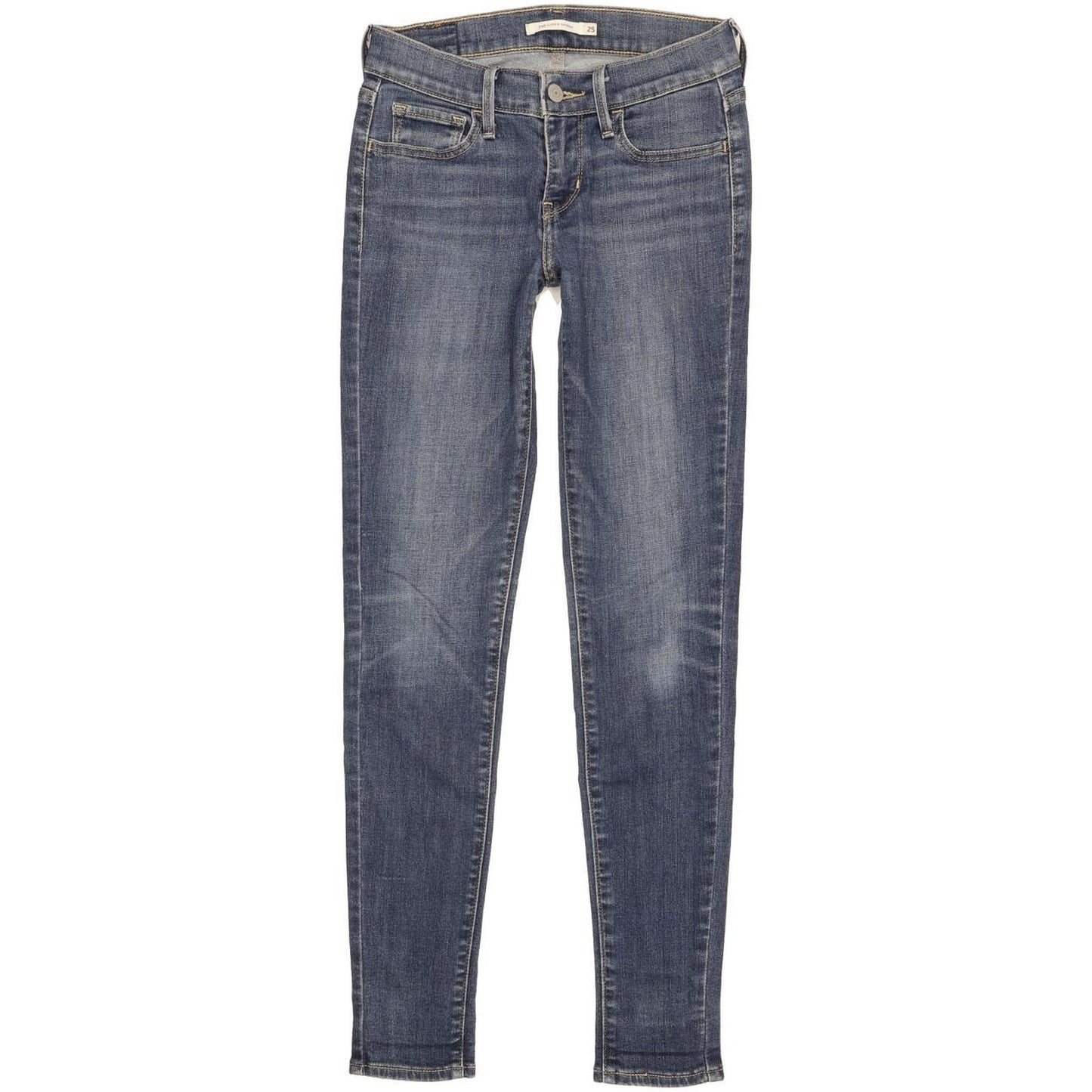Levi's 710 Super Women Blue Skinny Slim Stretch Jeans W25 L30