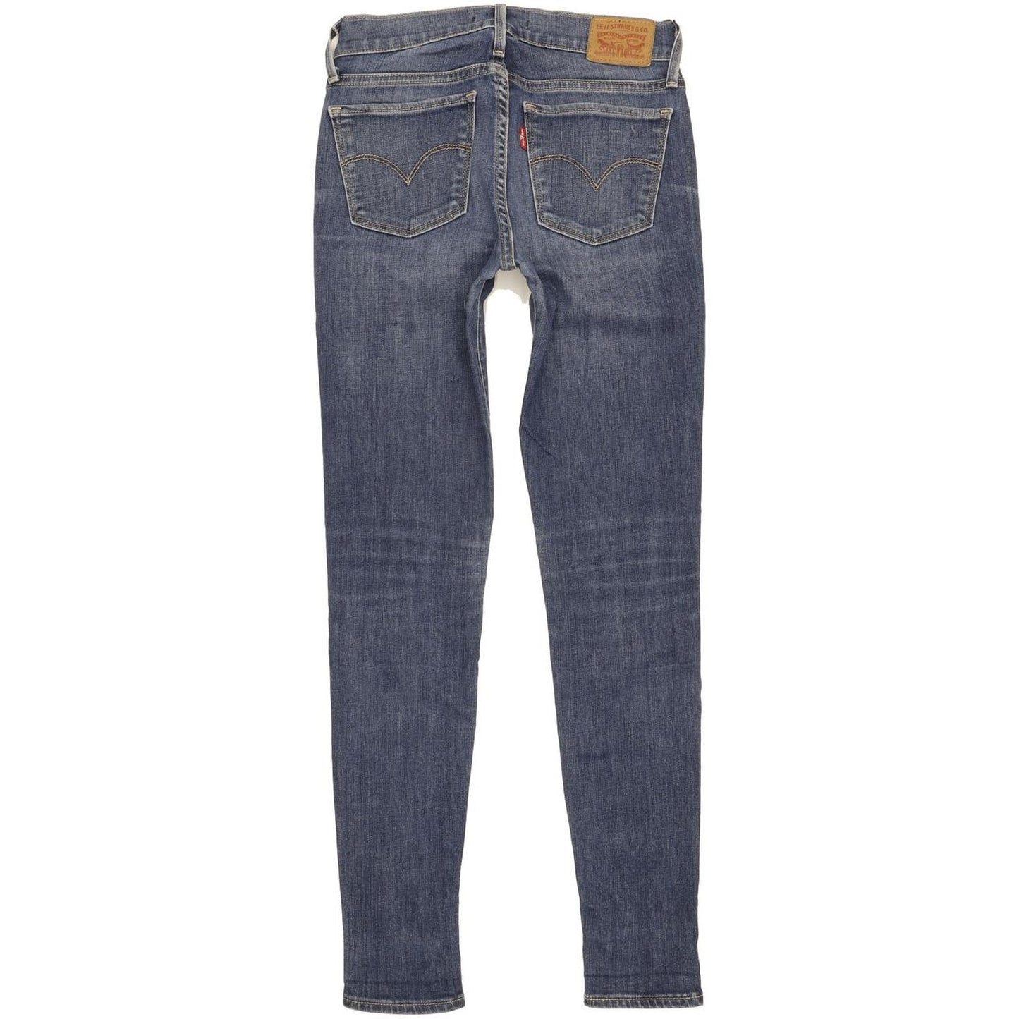 Levi's 710 Super Women Blue Skinny Slim Stretch Jeans W25 L30