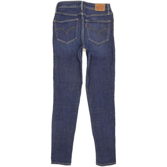 Levi's 721 Women Blue Skinny Slim Stretch Jeans W27 L30