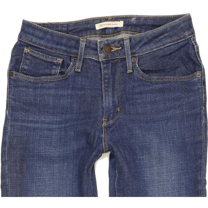 Levi's 721 Women Blue Skinny Slim Stretch Jeans W27 L30