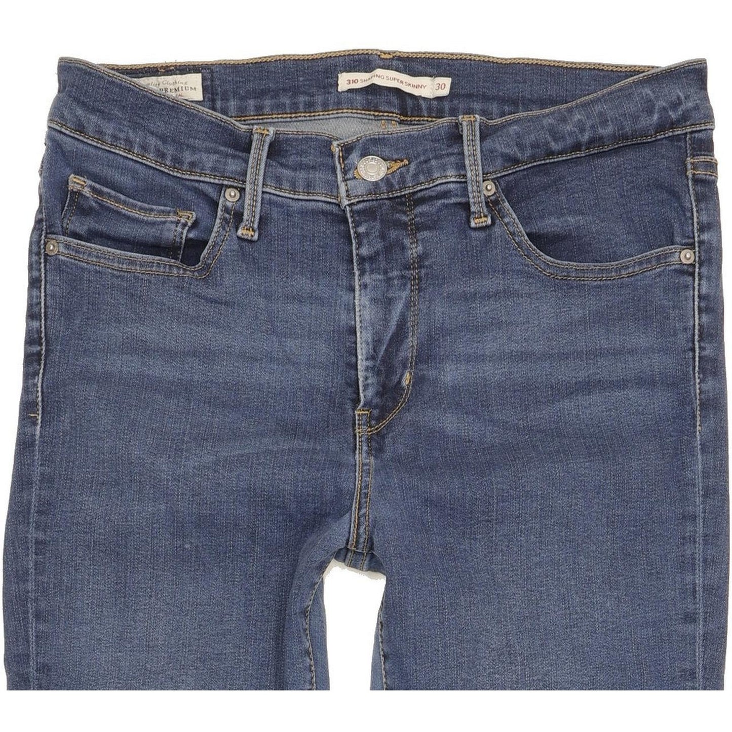 Levi's 310 Shaping Women Blue Skinny Slim Stretch Jeans W30 L29