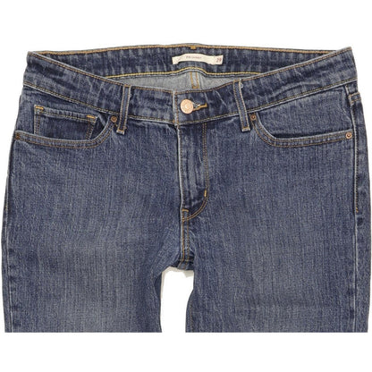 Levi's 711 Women Blue Skinny Slim Stretch Jeans W29 L30