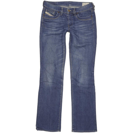 Diesel Ronhoir 008PU Women Blue Bootcut Regular Stretch Jeans W28 L32