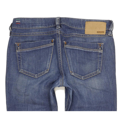 Diesel Ronhoir 008PU Women Blue Bootcut Regular Stretch Jeans W28 L32