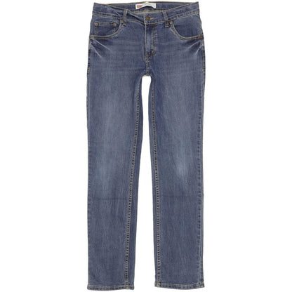 Levi's 511 Kids Blue Straight Slim Stretch Jeans W28 L31