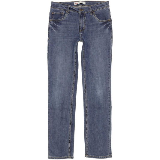 Levi's 511 Kids Blue Straight Slim Stretch Jeans W28 L31