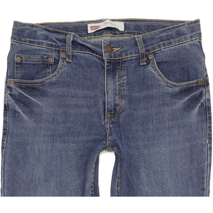 Levi's 511 Kids Blue Straight Slim Stretch Jeans W28 L31