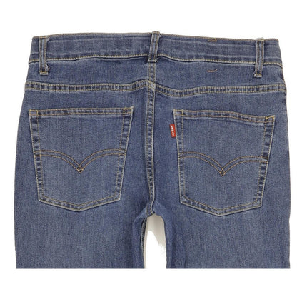 Levi's 511 Kids Blue Straight Slim Stretch Jeans W28 L31