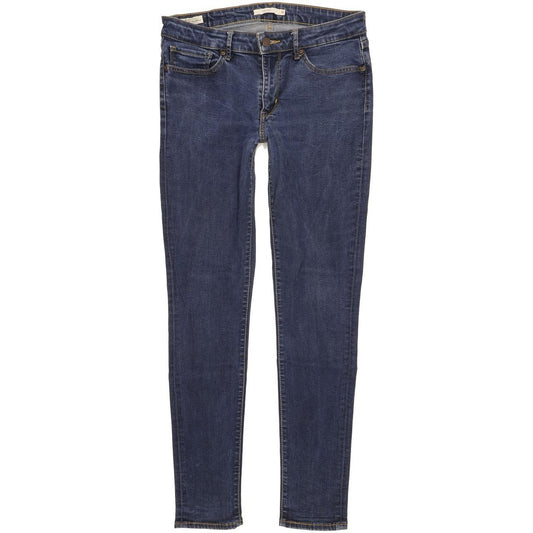 Levi's 711 Women Blue Skinny Slim Stretch Jeans W30 L31