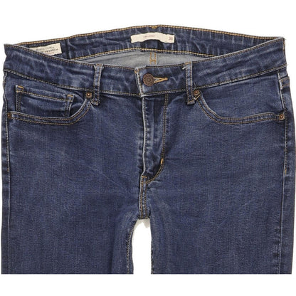 Levi's 711 Women Blue Skinny Slim Stretch Jeans W30 L31