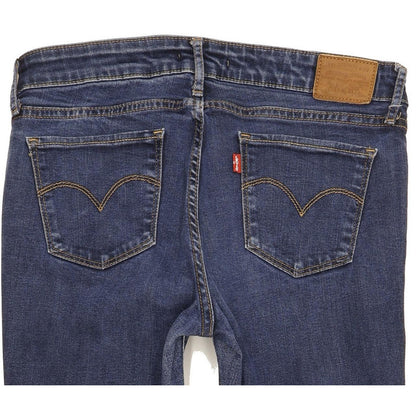 Levi's 711 Women Blue Skinny Slim Stretch Jeans W30 L31