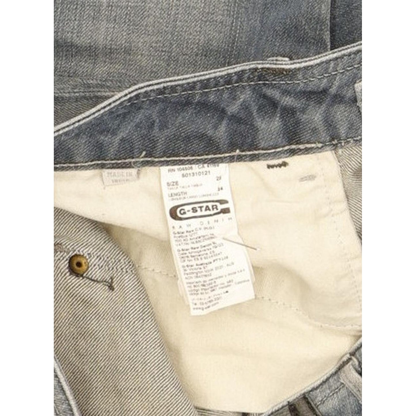 G-Star Midge Rover Women Blue Skinny Slim Stretch Jeans W28 L33