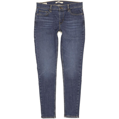 Levi's 710 Super Women Blue Skinny Slim Stretch Jeans W29 L30