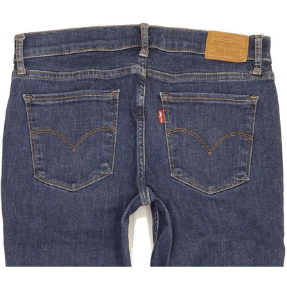 Levi's 710 Super Women Blue Skinny Slim Stretch Jeans W29 L30