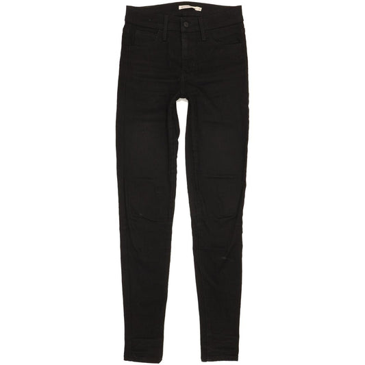 Levi's 720 Women Black Skinny Slim Jeans W26 L32