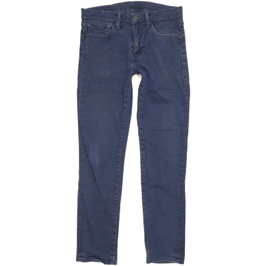 Levi's Men Blue Straight Slim Stretch Jeans W31 L31